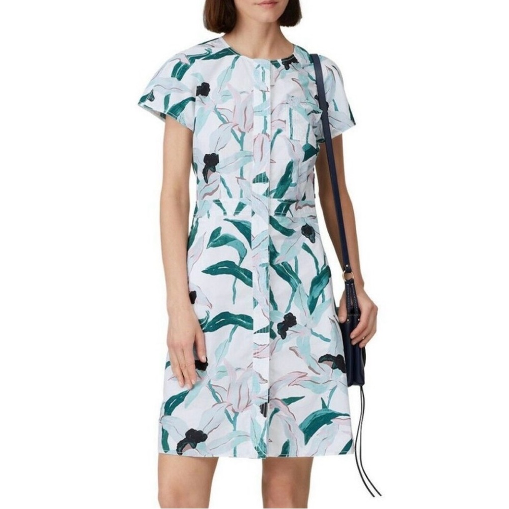 Tory Burch Ivory Bloom Dress in 0